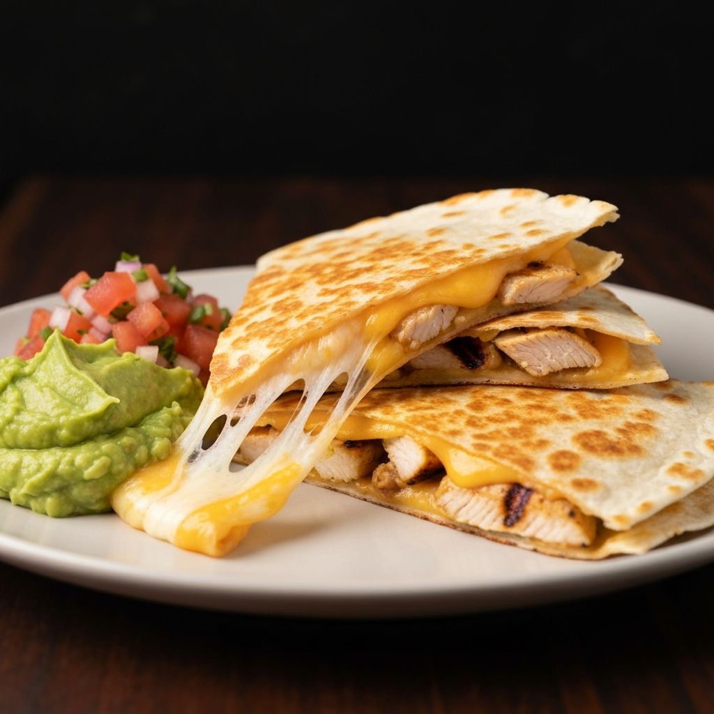 Crispy quesadilla